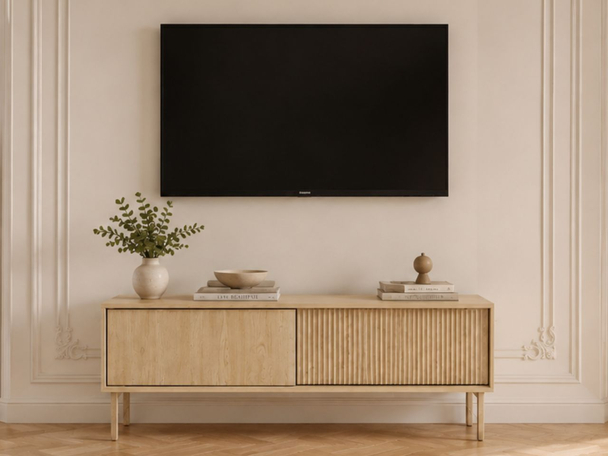 Meuble TV avec Portes 154 Gradimento Chêne Cremona