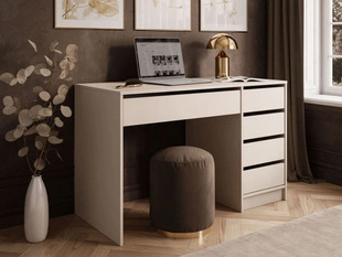 Bureau avec tiroirs Melo Cachemire mat
