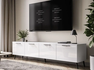 Meuble TV Rangement Noaé Blanc