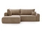 Beige foncé \ Velvet \ Angle gauche