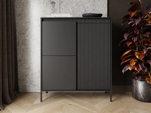 Buffet avec Portes Sorano Noir