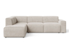 Beige clair \ Velours \ Angle gauche