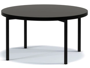 Table basse ronde Sevilla Brillant noir