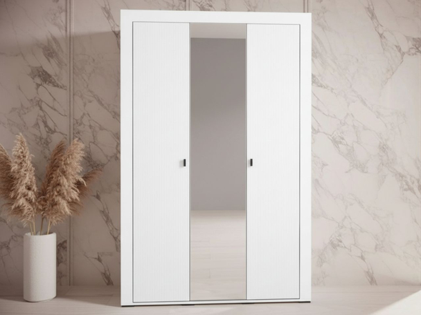 Armoire avec Miroir Messina Blanc