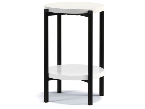 Table d'appoint Sevilla Brillant blanc