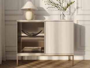 Commode de Rangement avec éclairage LED Deo Cachemire