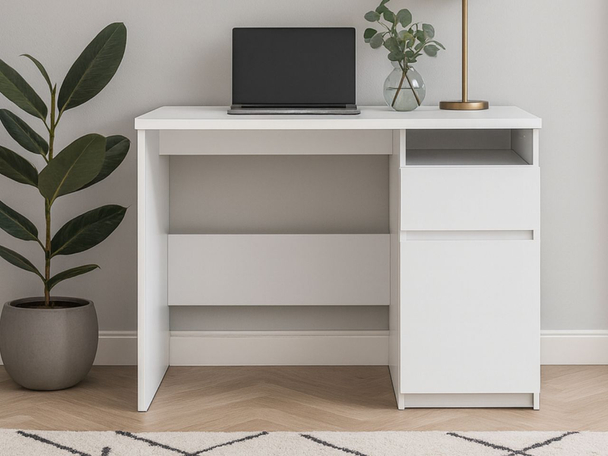 Bureau avec tiroir Arcadia Blanc