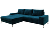 Bleu foncé \ Velours \ Angle gauche