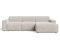 Beige clair \ Velours \ Angle droit