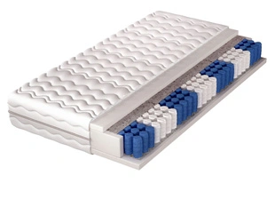 Matelas à ressorts ensachés pocket avec mousse en polyuréthane Malen 120x200