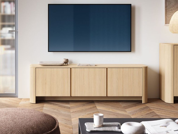 Meuble TV Rangement Brillo Chêne Vicenza