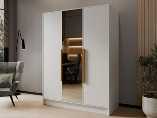 Armoire avec Miroir Lucca Blanc