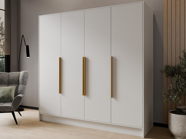 Armoire Portes Battantes Perugia Blanc