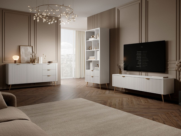 Ensemble de meubles de salon Latina Blanc