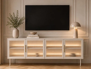Meuble TV avec Portes Lumina Cachemire