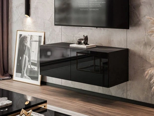 Meuble TV Rangement Nodoo Noir