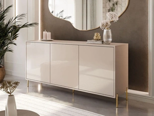 Une commode sur pieds en métal pour le salon Vivance Cachemire brillant