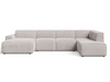 Gris \ Velours \ Angle droit
