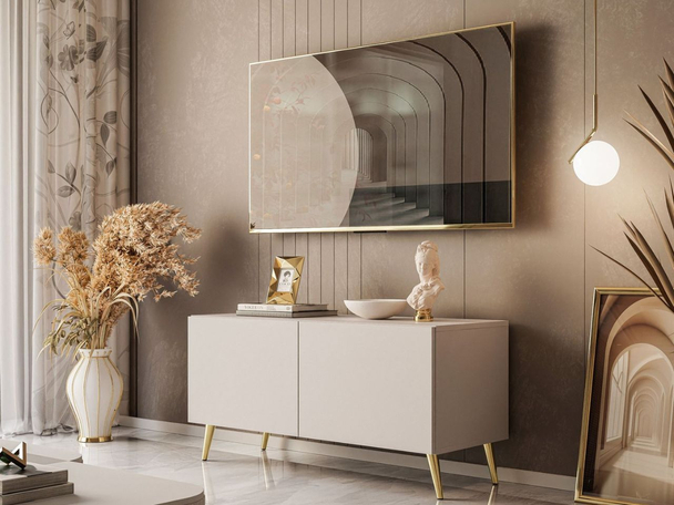 Meuble TV Rangement Nodoo Cachemire