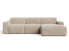 Beige \ Velours \ Angle droit