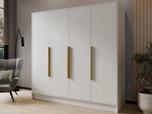 Armoire Portes Battantes Perugia Blanc