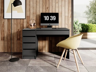 Bureau avec tiroirs Anes Anthracite