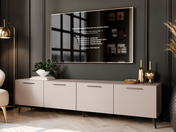 Meuble TV Rangement Noaé Cachemire