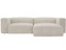 Beige \ Velours côtelé \ Angle droit