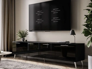 Meuble TV Rangement Noaé Noir