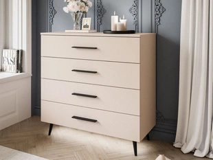Commode de Rangement avec éclairage LED Nuveo Cachemire