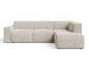 Beige clair \ Velours \ Angle droit