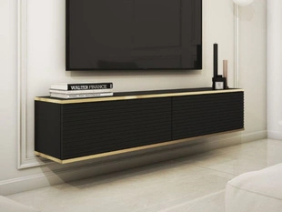 Meuble TV Rangement Diolo noir
