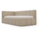Beige foncé \ Bouclé \ Gauche