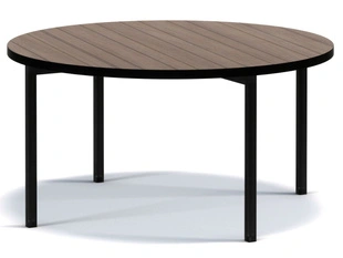 Table basse ronde Sevilla Marron foncé