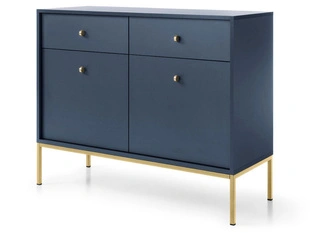 Buffet avec Portes et Tiroirs 104 cm Amor Bleu Marine