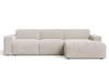 Beige clair \ Velours \ Angle droit