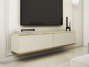Meuble TV Rangement Diolo Beige