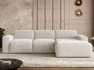 Canapé d'Angle Droite Lavia Beige clair