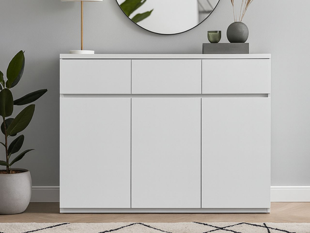 Commode de Rangement Arcadia Blanc