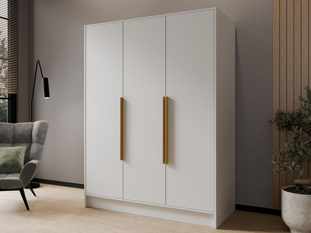 Armoire Portes Battantes Perugia Blanc