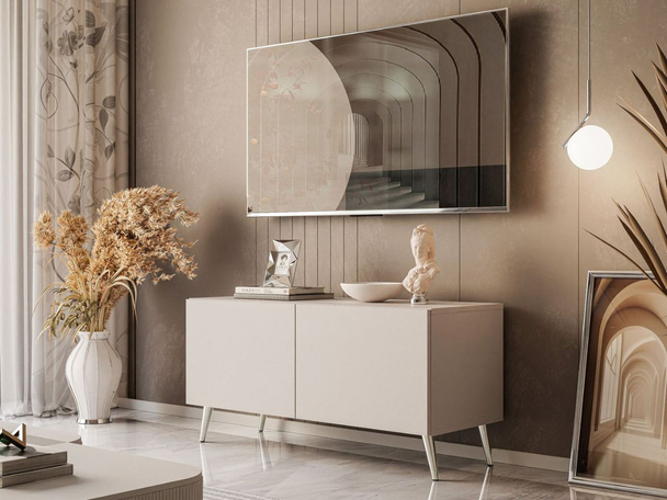Meuble TV Rangement Nodoo Cachemire