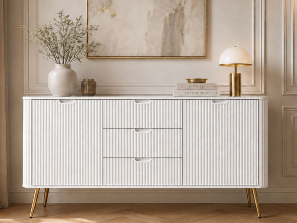 Commode de Rangement Viva blanc