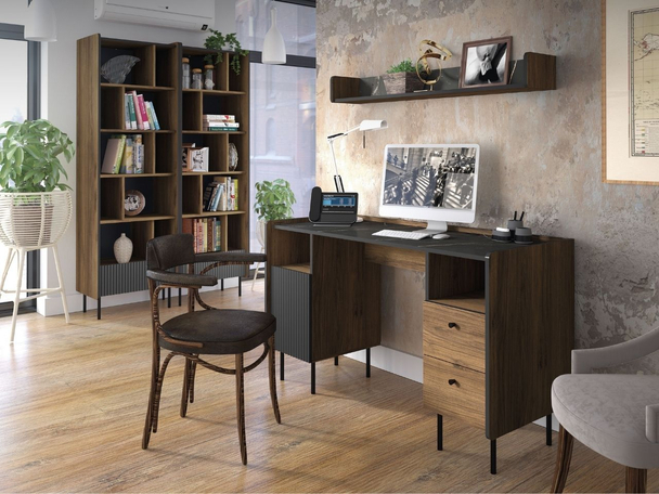 ensemble de mobilier de bureau Pascale Noyer de Warmie, noir