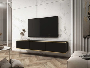 Meuble TV Rangement Diolo noir