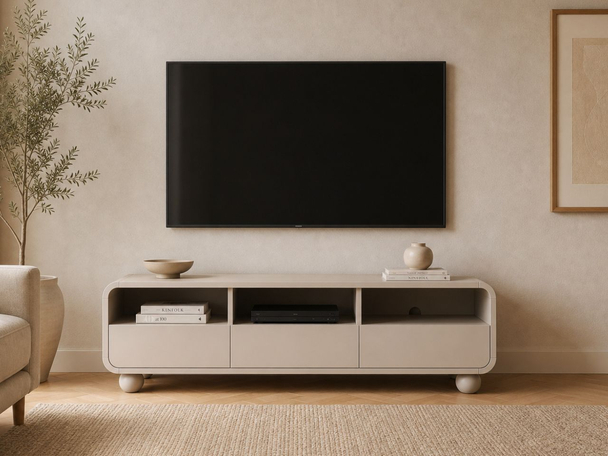 Meuble TV Rangement Soffio Cachemire