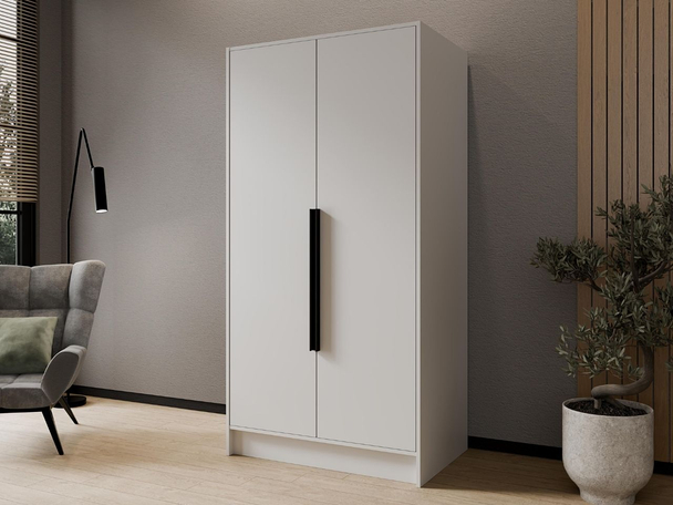 Armoire Portes Battantes Perugia Blanc