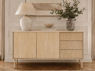Commode avec portes et tiroirs 154 Gradimento Chêne Cremona