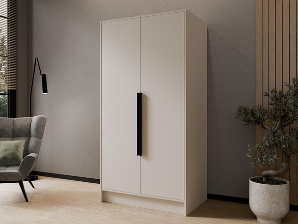 Armoire Portes Battantes Perugia Cachemire