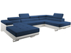 Blanc || Bleu marine \ Angle droit