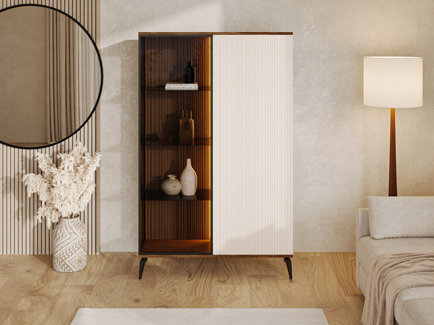 Moderne Vitrine avec LED Vinni cachemire